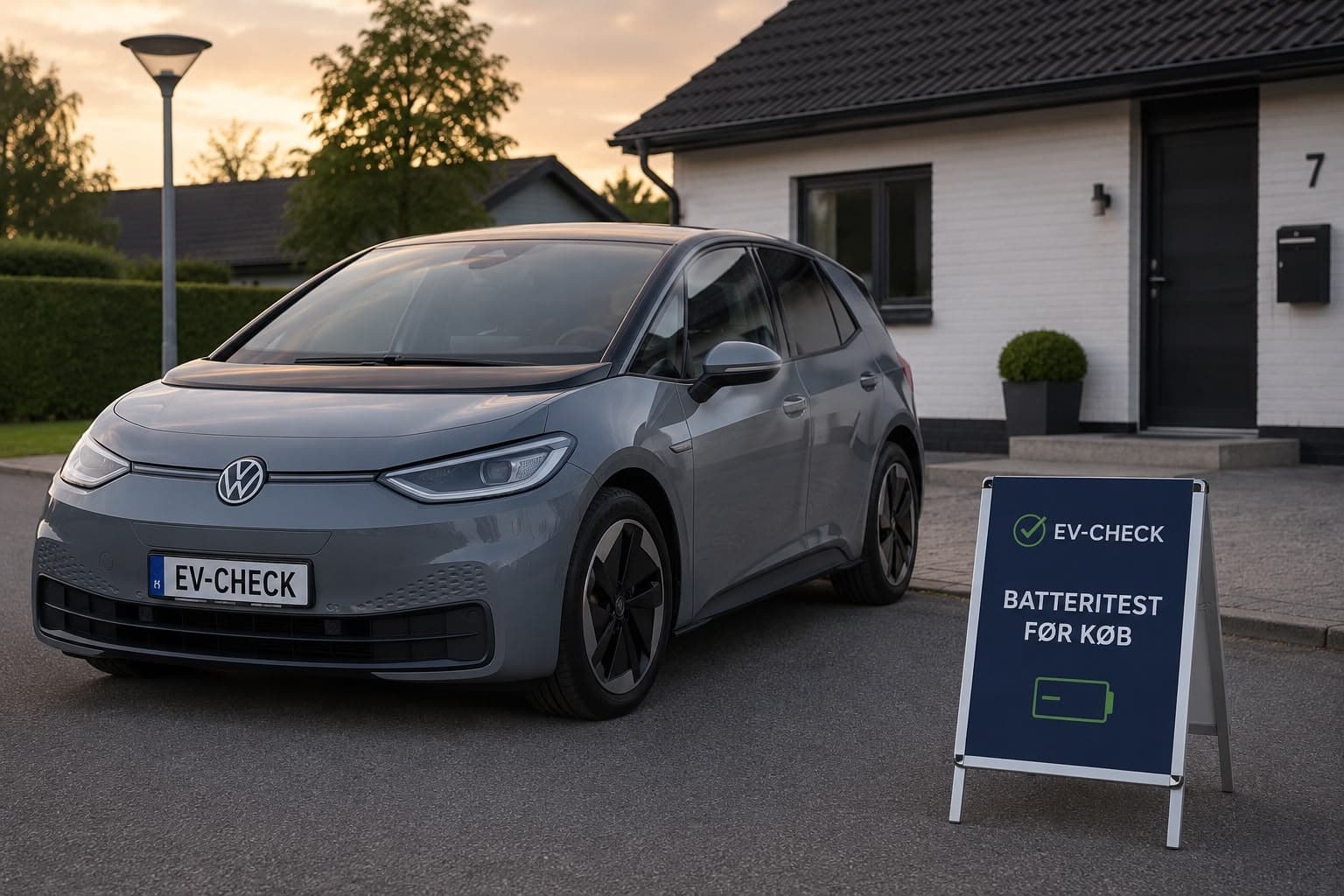 Brugt elbil klar til batteritest før køb
